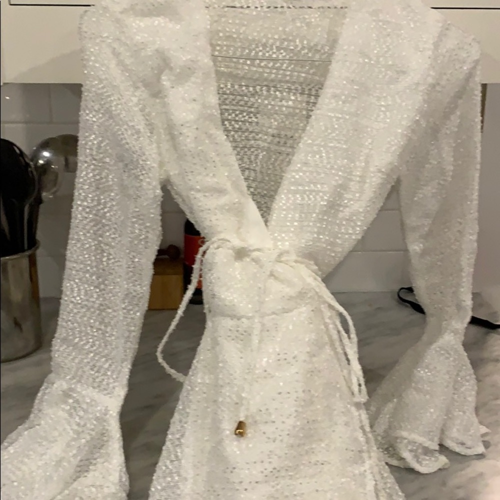 White dress from selfie Leslie